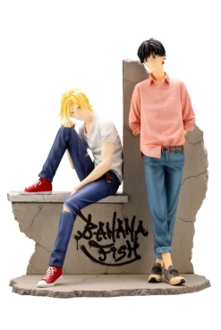 Banana Fish - Ash Lynx & Eiji Okumura Statue [NEUAUFLAGE]: Kotobukiya