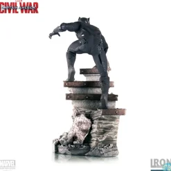 Captain America Civil War - Black Panther Statue: Iron Studios