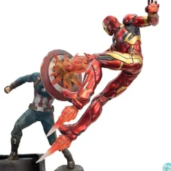 Captain America Civil War - Captain America vs Iron Man Statue / Premium Motion: Factory Entertainme