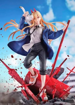 Chainsaw Man - Power & Meowy Statue: Sega