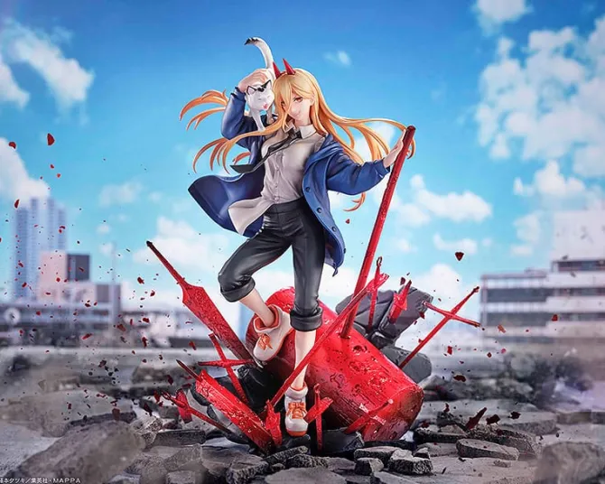 Chainsaw Man - Power & Meowy Statue: Sega