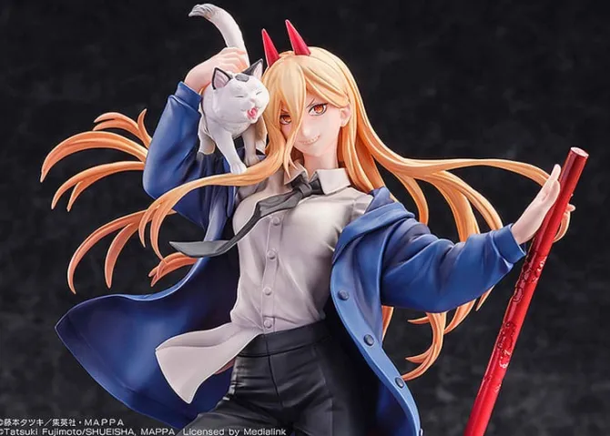 Chainsaw Man - Power & Meowy Statue: Sega