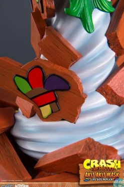 Crash Bandicoot - Aku Aku Maske Life-Size Replika: First 4 Figures