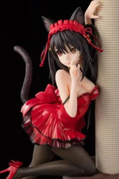Date A Live - Kurumi Tokisaki Statue / Red Cat Version: Kadokawa