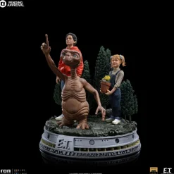E.T. Der Außerirdische Deluxe Art Scale - E.T., Elliot and Gertie Statue: Iron Studios