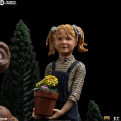 E.T. Der Außerirdische Deluxe Art Scale - E.T., Elliot and Gertie Statue: Iron Studios