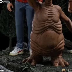 E.T. Der Außerirdische Deluxe Art Scale - E.T., Elliot and Gertie Statue: Iron Studios