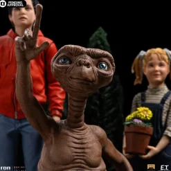 E.T. Der Außerirdische Deluxe Art Scale - E.T., Elliot and Gertie Statue: Iron Studios