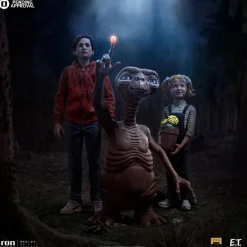 E.T. Der Außerirdische Deluxe Art Scale - E.T., Elliot and Gertie Statue: Iron Studios