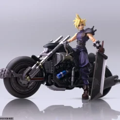 Final Fantasy VII - Cloud Strife & Fahrzeug Hardy-Daytona Actionfigur / Bring Arts: Square-Enix