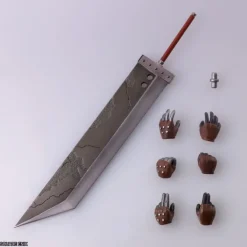 Final Fantasy VII - Cloud Strife & Fahrzeug Hardy-Daytona Actionfigur / Bring Arts: Square-Enix