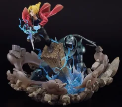 Fullmetal Alchemist: Brotherhood - Edward & Alphonse Elric Statue: Good Sm