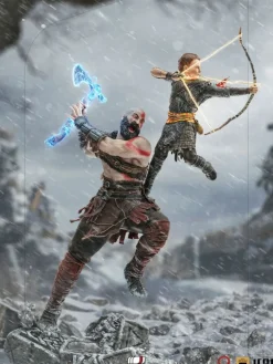 God of War - Kratos & Atreus Statue / Art Scale: Iron Studios
