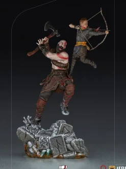 God of War - Kratos & Atreus Statue / Art Scale: Iron Studios