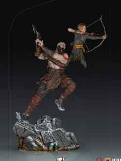 God of War - Kratos & Atreus Statue / Art Scale: Iron Studios