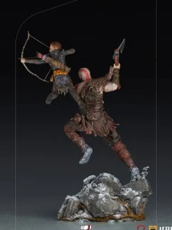 God of War - Kratos & Atreus Statue / Art Scale: Iron Studios