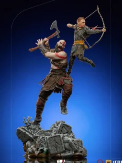 God of War - Kratos & Atreus Statue / Art Scale: Iron Studios