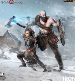 God of War - Kratos & Atreus Statue: Iron Studios
