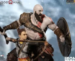 God of War - Kratos & Atreus Statue: Iron Studios