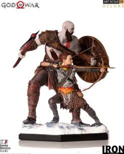 God of War - Kratos & Atreus Statue: Iron Studios