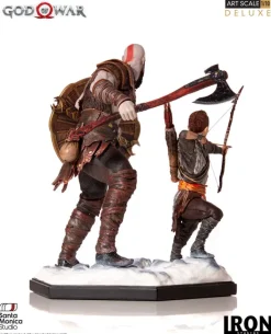 God of War - Kratos & Atreus Statue: Iron Studios