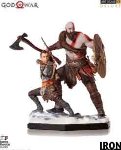 God of War - Kratos & Atreus Statue: Iron Studios
