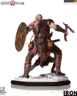 God of War - Kratos & Atreus Statue: Iron Studios
