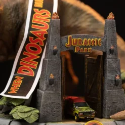 Jurassic Park Mini Co. - T-Rex Figur / Illusion Deluxe: Iron Studios