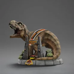 Jurassic Park Mini Co. - T-Rex Figur / Illusion Deluxe: Iron Studios