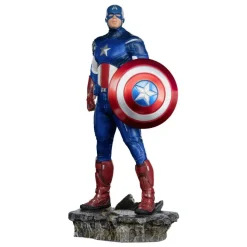 Marvels Avengers - Captain America Statue / BDS Art Scale - Battle of NY: Iron Studios