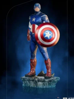 Marvels Avengers - Captain America Statue / BDS Art Scale - Battle of NY: Iron Studios