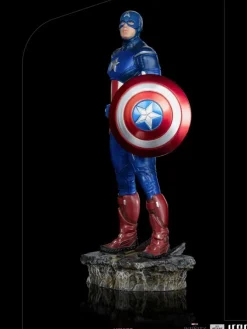 Marvels Avengers - Captain America Statue / BDS Art Scale - Battle of NY: Iron Studios