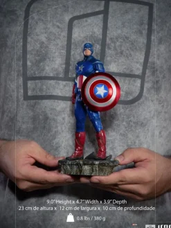 Marvels Avengers - Captain America Statue / BDS Art Scale - Battle of NY: Iron Studios