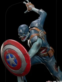 Marvel's What If...? - Captain America Zombie Statue / Art Scale: Iron Studios