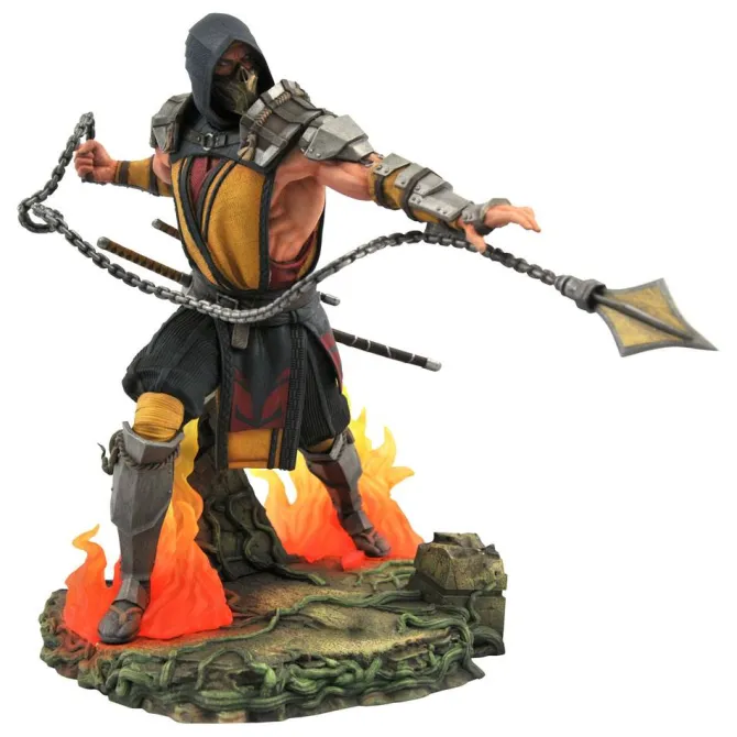 Mortal Kombat 11 - Scorpion Statue: Diamond Select