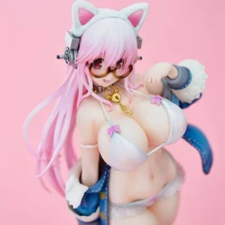 Nitro Super Sonic - Super Sonico Statue / White Cat Version: Union Creative