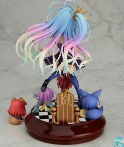 No Game No Life - Shiro mit Chibi Sora, Izuna, Jibril und Steph Statue [NEUAUFLAGE]: Phat!