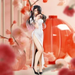 Original Illustration - Mai Okuma Statue / Illustration Healing-type white chinese dress lady: Unio