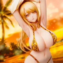 POPQN Illustration - Leopard print Statue Swimsuit: Union Creative