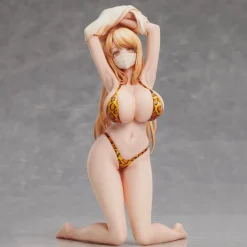 POPQN Illustration - Leopard print Statue Swimsuit: Union Creative