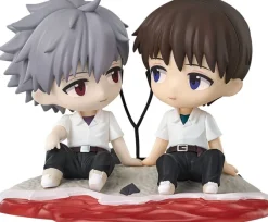 Rebuild of Evangelion - Shinji Ikari & Kaworu Nagisa Chibi Figur: Good Smile Company