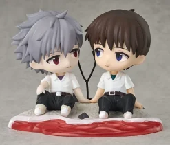 Rebuild of Evangelion - Shinji Ikari & Kaworu Nagisa Chibi Figur: Good Smile Company