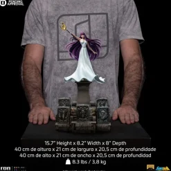 Saint Seiya Deluxe Art Scale - Saori Kiddo Statue: Iron Studios