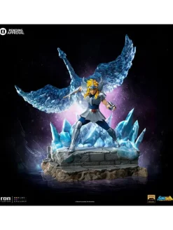 Saint Seiya Deluxe BDS Art Scale - Cygnus Hyoga Statue: Iron Studios
