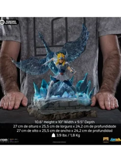 Saint Seiya Deluxe BDS Art Scale - Cygnus Hyoga Statue: Iron Studios