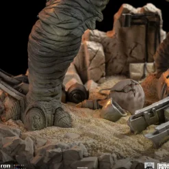 Star Wars: Book of Bobs Fett - Boba Fett & Rancor Statue / Demi Art Scale: Iron Studios