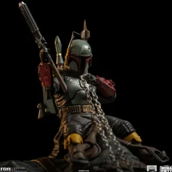Star Wars: Book of Bobs Fett - Boba Fett & Rancor Statue / Demi Art Scale: Iron Studios