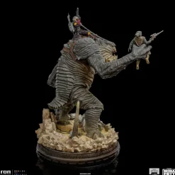 Star Wars: Book of Bobs Fett - Boba Fett & Rancor Statue / Demi Art Scale: Iron Studios