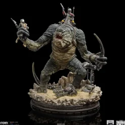 Star Wars: Book of Bobs Fett - Boba Fett & Rancor Statue / Demi Art Scale: Iron Studios