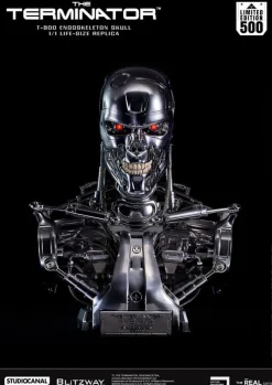 Terminator - T-800 Endoskeleton Skull Life-Size Büste / The Real Series: Blitzway